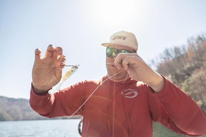 Strike King Final Copy Fishing Lure, Pre-Rigged Soft Plastic Swimbait, Free-Swinging Size 4 Treble Hook, Belly Magnetic Hook Keeper, 7/8-Ounce