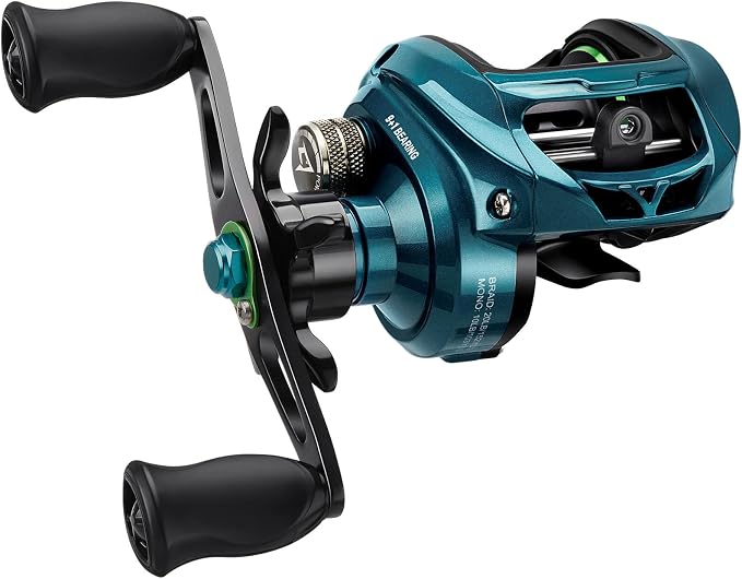 Piscifun Ultra-Light Baitcasting Reel, 5.5 oz Compact Low Profile Baitcaster, 7.1:1 Gear Ratio, 40mm Palm Fit, Magnetic Brake Fishing Reel for Creeks, Ponds, Light Lures & Finesse Bass