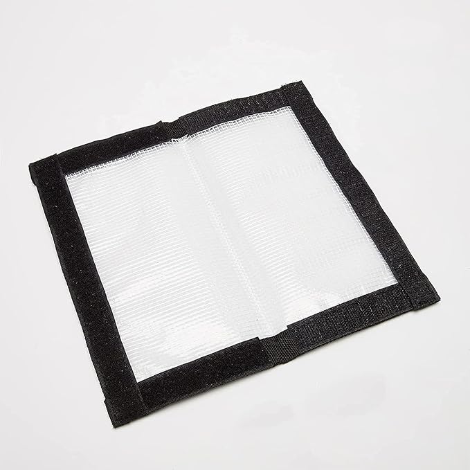 Fishing Lure Wraps 4-10 Pack Durable Clear PVC Lure Wrap for Fishing Rod Saltwater Hook Covers Fabric Lure Protector