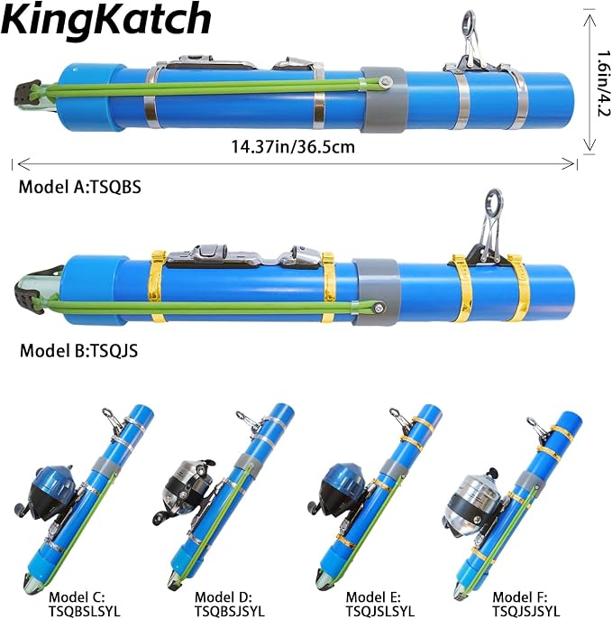 Portable Fishing Catapult Rod, Durable & Lightweight Telescopic Lure & Bait Launcher for Saltwater & Freshwater, High Elasticity Casting Tool, Professional New Model Travel Fishing Gear