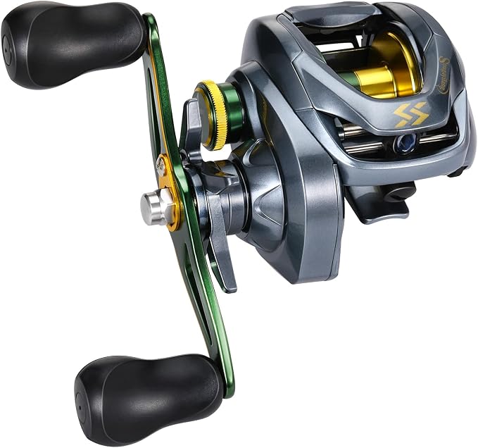 Sougayilang SY-200 Baitcasting Fishing Reel,11+1 Double Shielded Stainless Steel BB, 7 Button Magnetic Brakes, 7.6:1 Gear Ratio, 17.64 lbs of Smooth Drag