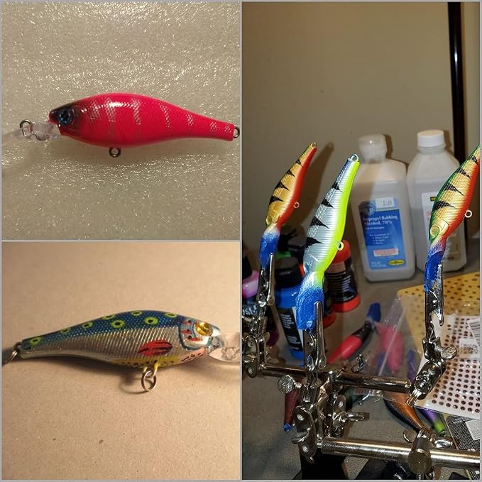 10 Blank Unpainted Minnow Crankbait Topwater Lipless Jerkbait Fishing Lures V3