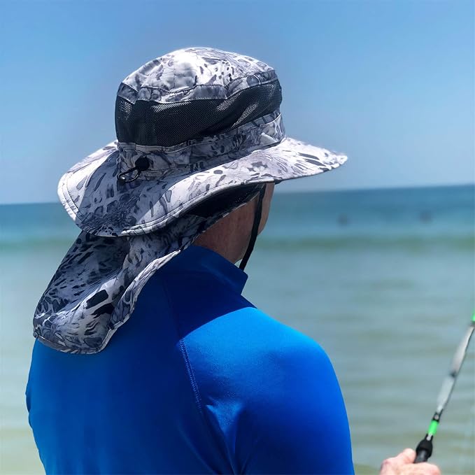 KastKing Sol Armis UPF 50 Boonie Hat - Sun Protection Hat, Fishing Hat, Beach & Hiking Hat, Paddling