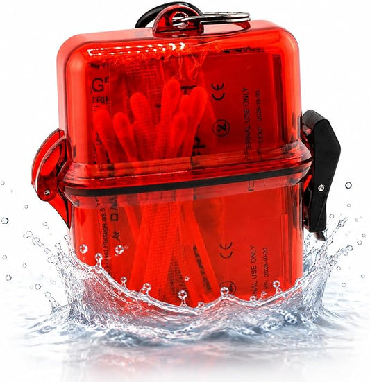 First Aid Kit for Car, Travel, Camping, Sports, Compact, Waterproof, Essential Protection