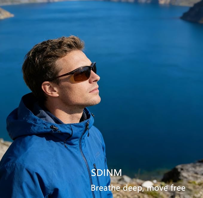 17g Polarized Sports Sunglasses for Men Women Tr90 Frame UV400 Protection Sun Glasses for Cycling Fishing Driving