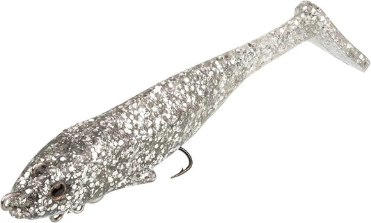 Strike King Final Copy Fishing Lure, Pre-Rigged Soft Plastic Swimbait, Free-Swinging Size 4 Treble Hook, Belly Magnetic Hook Keeper, 7/8-Ounce