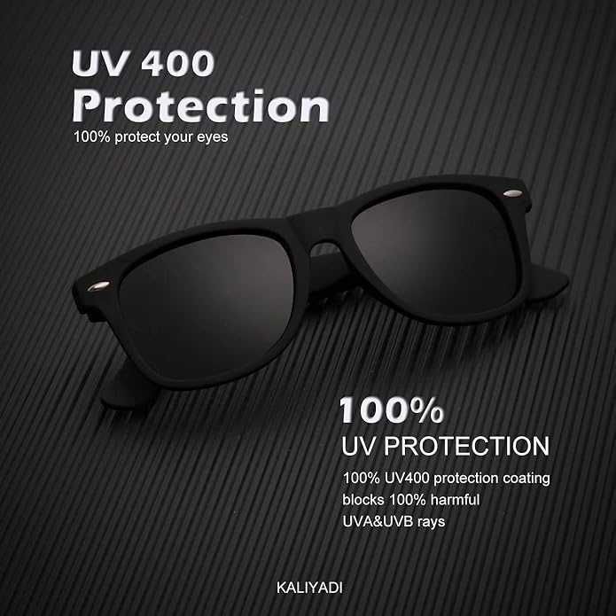 KALIYADI Sunglasses Men Polarized for Mens and Womens Unisex Sun Glasses for Driving UV Protection