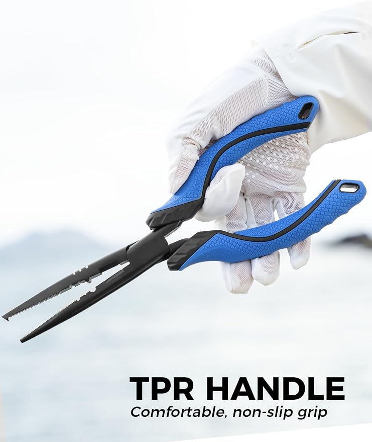 Fishing Pliers,Carbon Steel with Corrosion Resistant Coated Fishing Tools,Multitool for Saltwater