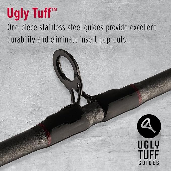 Ugly Stik Ugly Tuff Spincast Reel and Fishing Rod Combo