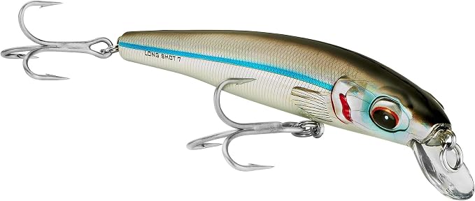 Bomber Lures Long Shot Slender Minnow Bait Saltwater Fishing Lure