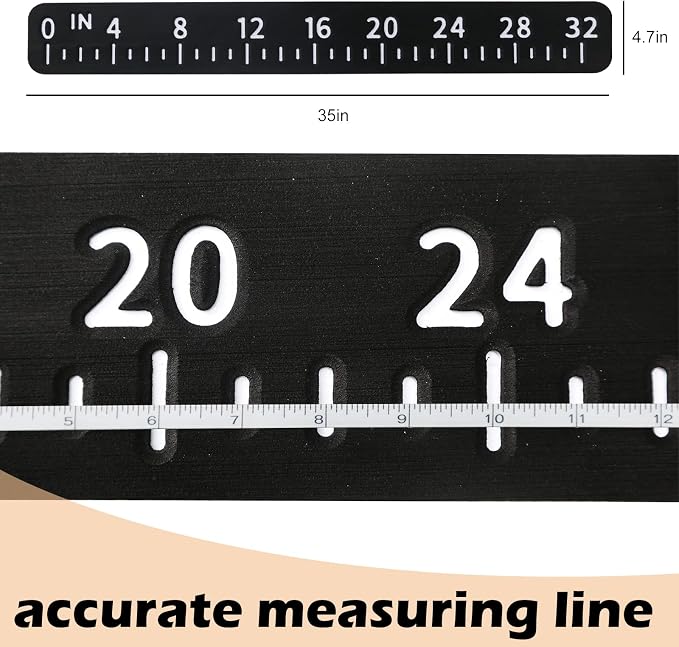 KXKZREN Foam Fish Ruler with Strong Self Adhesive Backing 32" 40" Waterproof Fishing Measuring Tool for Fishing Boats, Bass Boat, Kayak