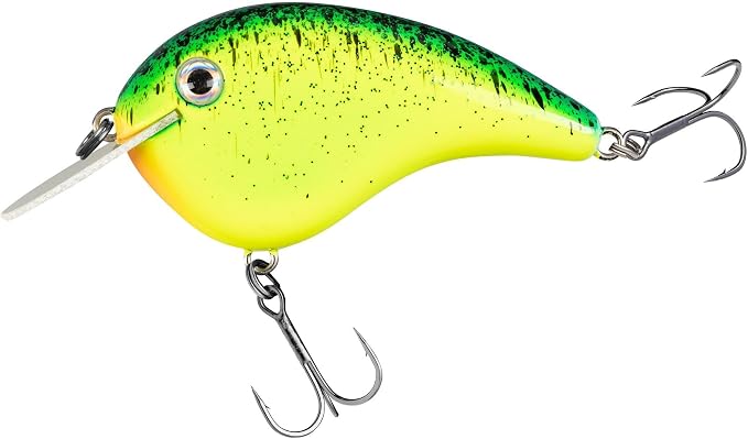 Strike King Chick Magnet Jr. Crankbait Fishing Lure, 1/4 oz, Dives 4-6 Feet, Premium Hooks