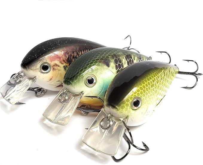 Crankbait for Bass Fishing inches Shallow Diving Crank Bait Square Bill Cranking Fishing Lures