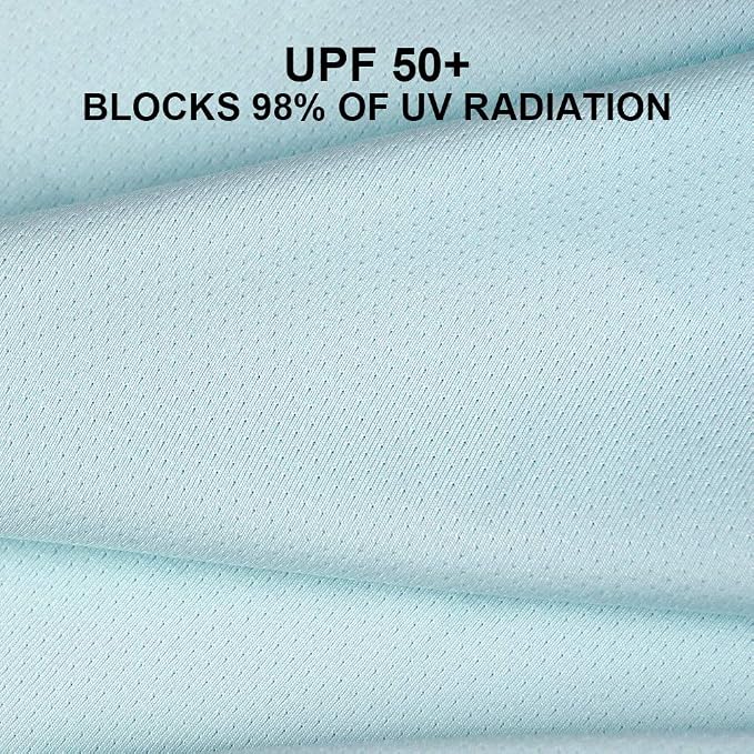 Unisex UV Protective Fingerless Gloves UPF 50+ Summer Sun Glove for Outdoor Fishing Cycling Hiking Driving Kayaking