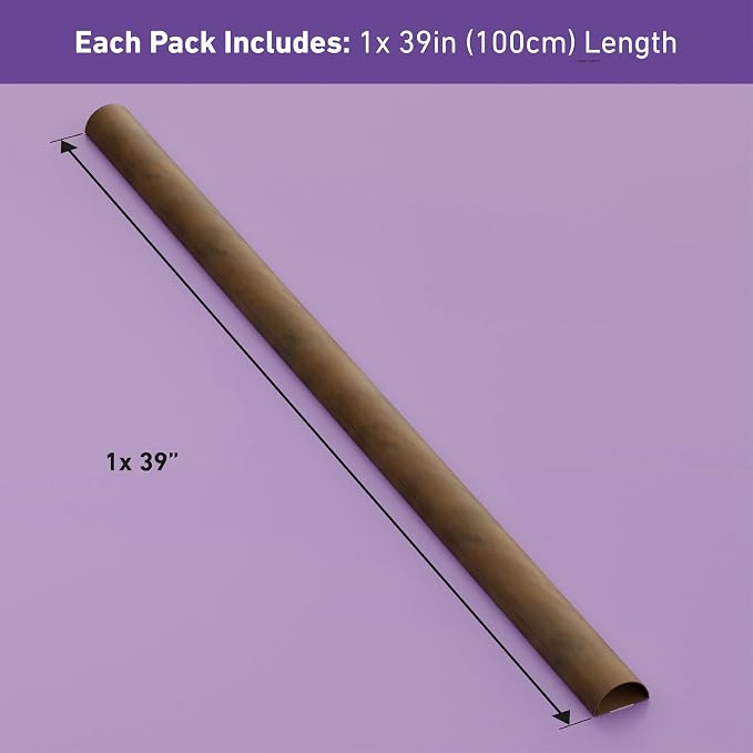 D-Line Half Round Cord Hider, Patented Cable Cover, Hide TV Wall Mount Wires, Raceway for Cords, Decorative Wire Covers, Paintable, Adhesive Cable Concealer, 2in W x 1in H x 39in L, Wood-Effect