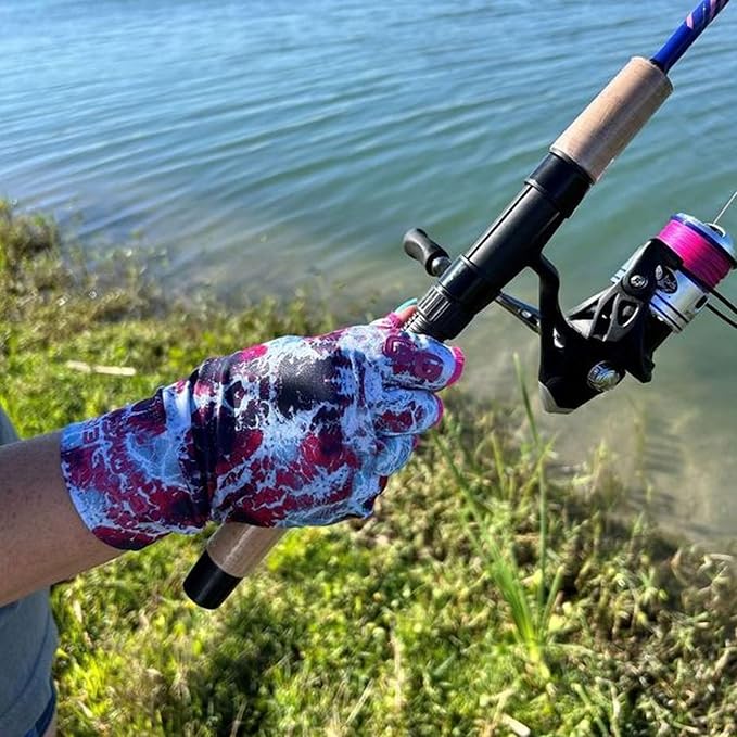Glacier Glove Ascension Bay 50+ Sun Protection Durable Lightweight Breathable Quick-Dry Fingerless Outdoor Fishing Sun Glove
