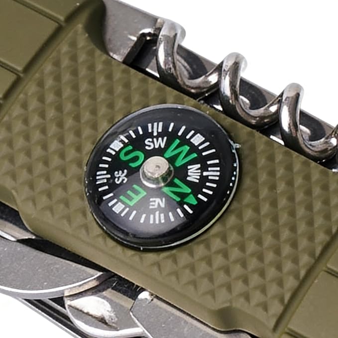 Multi Functional Combination Tool, Portable, 18x3x2.5cm, Outdoor Gear Tool, Camping Gadget, Compact, for Outdoor Hiking, Survival, Fishing