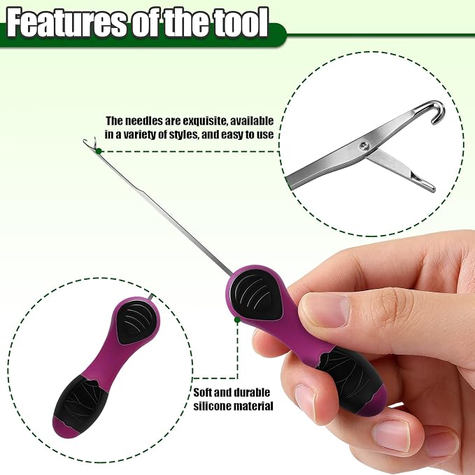 YOTO Carp Fishing Tool Kit & Equipment - Professional Baiting Rig Tools Set with Hook Needles, Bait Drill and 2 Boilie Stoppers - Multiple Styles: Standard, Silicone Grip & Night Glow
