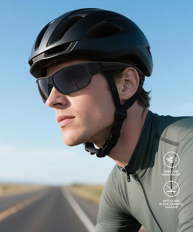 NSSIW Polarized Sunglasses-Men Sports Mens-Sunglasses: Sun Glasses Women Polarized UV400 Protection for Fishing Running Golf