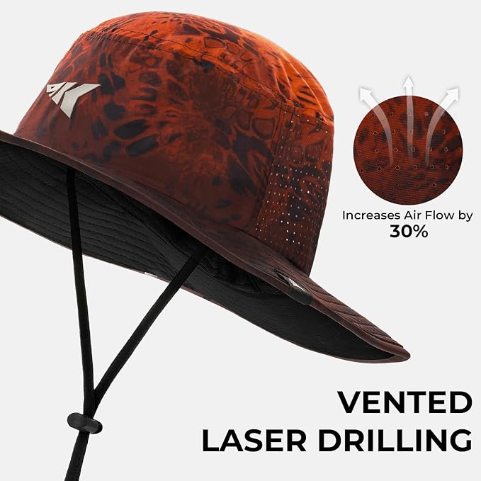 KastKing Sol Armis UPF 50 Boonie Hat - Sun Protection Hat, Fishing Hat, Beach & Hiking Hat, Paddling