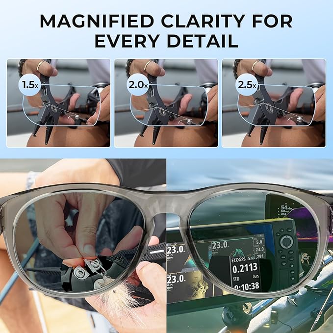 KastKing Alsea Polarized Bifocal Sports Sunglasses With PuriVex Protective Lens Coating,Grilamid Frame,Women Sunglasses
