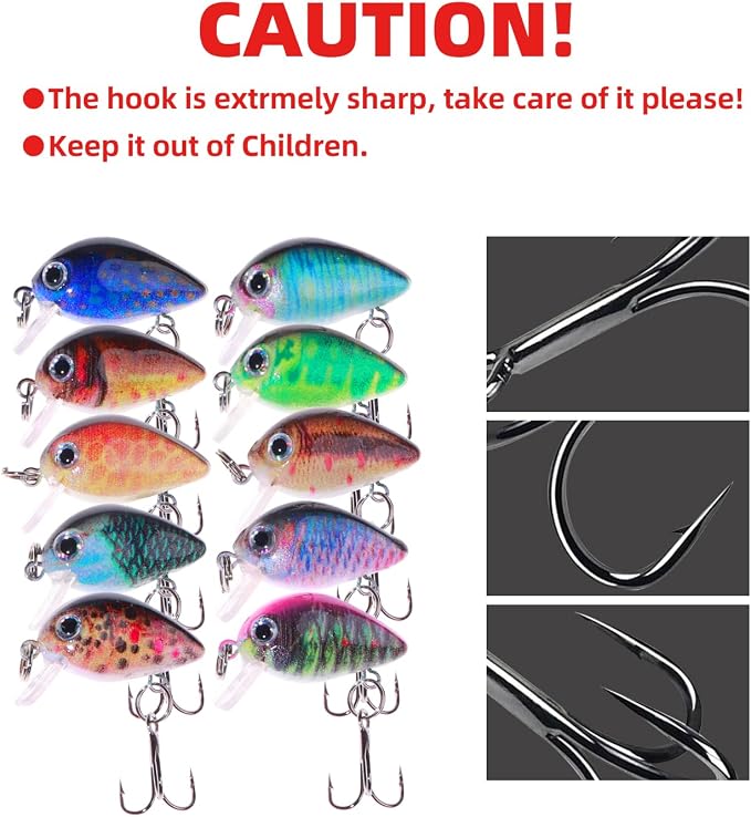 Bass Fishing Lures, Jointed Swimbait Glide Bait for Bass, Trout & Pike – Lifelike Fishing Lure with 3D Eyes, Built-in Rattle Chamber, Triple Hook – Realistic Fishing Lures for Freshwater & Saltwater