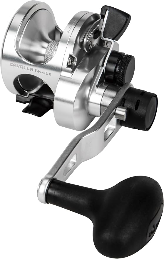 Okuma Cavalla 2 Speed Aluminum Frame Lever Drag Reel, CAV-5IILX