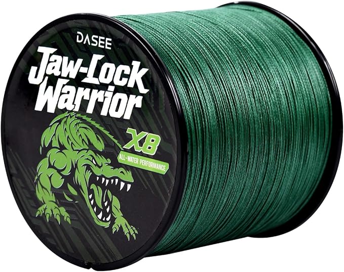 DASEE 8 Strands Braided Line, Fishing Line, Zero Stretch, 10-100LB, 300/500Yds, Abrasion Resistance, Braided Fishing Line, PE Line