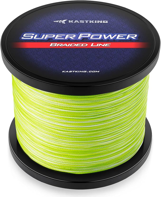 KastKing SuperPower Braided Fishing Line - Abrasion Resistant Braided Lines – Incredible Superline – Zero Stretch – Smaller Diameter – A Must-Have!