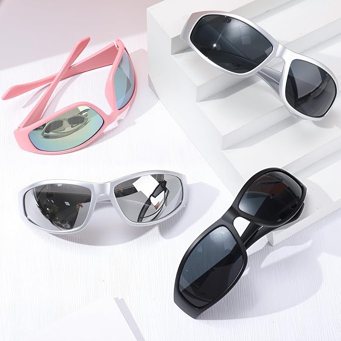 4 PACK Polarized Sport Sunglasses for Women Men UV Protection,Running Cycling Fishing Sunglasses Outdoor