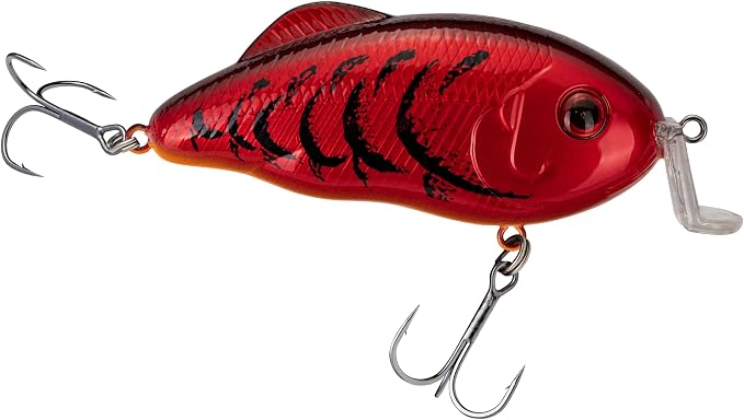 Strike King Hybrid Hunter Crankbait Fishing Lure, 1 oz, Reflective 3D Eyes