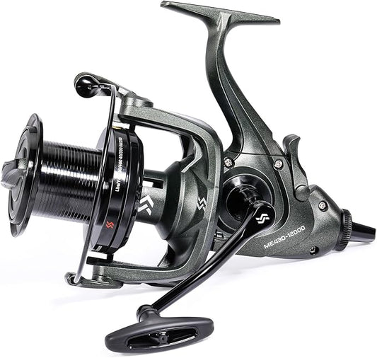 Sougayilang Saltwater Spinning Reels 10000 Series Carp Fishing Reels, CNC Aluminum Spool Fishing Reels for Saltwater Freshwater