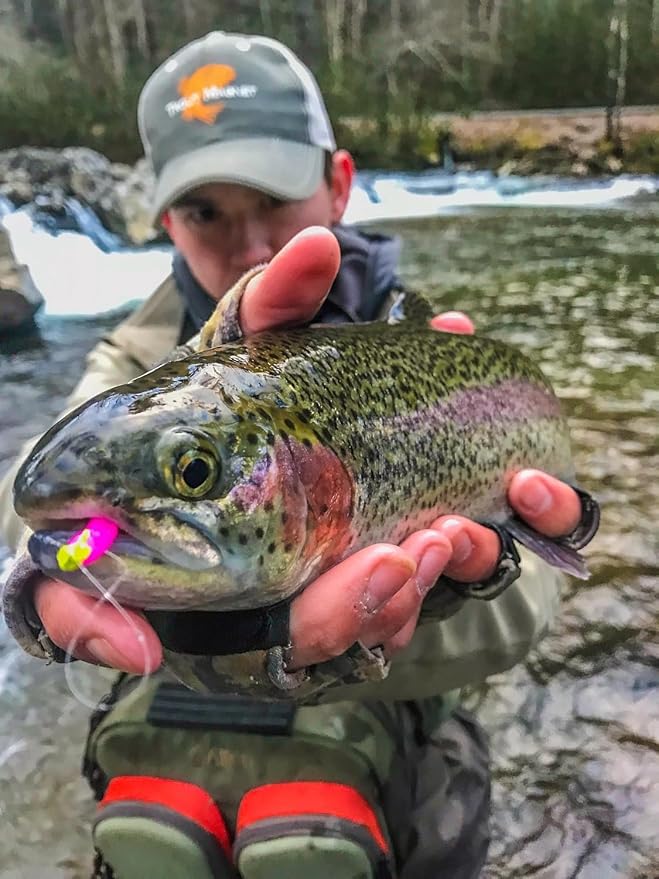 Trout Magnet Phantom Fluorocarbon Leader – Ultra-Invisible, 100% Fluorocarbon Clear Leader Line (Tippet) for Trout & Clear Water Fishing - 50 Meter Spool