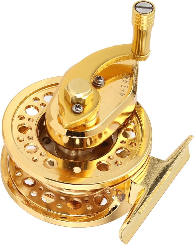 Fishing Reels, All Metal Fishing Wheel High Speed Fishing Wheel for Ice Fishing Rods for Fishing for Middle Pass Rods for Rock Fishing Rods(Left Hand)