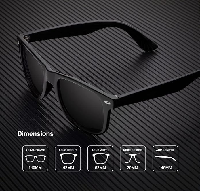 KALIYADI Sunglasses Men Polarized for Mens and Womens Unisex Sun Glasses for Driving UV Protection