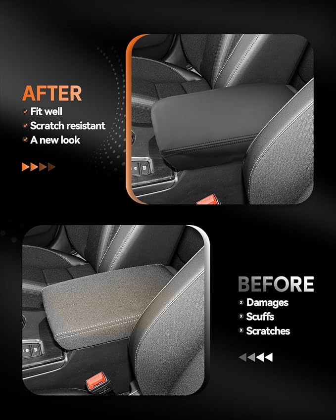 CDEFG for Honda Civic 2022-2025 2026 Center Console Cover Armrest Box Cover for Civic (LX, Sport, Si) 2022 2023 2024 2025 Accessories Console Arm Rest Protector