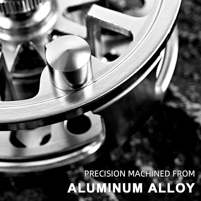 Fly Fishing Reel 2+1BB CNC-machined Aluminum Alloy Lightweight Fly Reel
