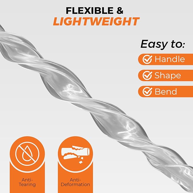 Clear Vinyl Plastic Tubing - Food-Grade & Flexible PVC Tube for Beer Line, Kegerator Accessories, Wine, Aquarium & Water Hose, Fuel Line, Drip Irrigation & More, 5/16" ID 7/16" OD, 25 Ft