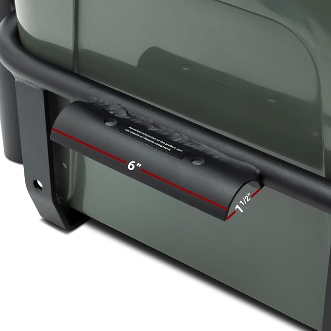 MODZ® Golf Cart Brush Guard Cooler Rack for IGLOO 25 Quart Cooler with Fishing Rod Holders