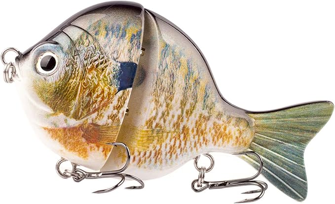 Glide Bait, Slow Sinking Swimbait, Topwater Hard Lures for Bass Catfish,Pike Perch, Freshwater or Saltwater