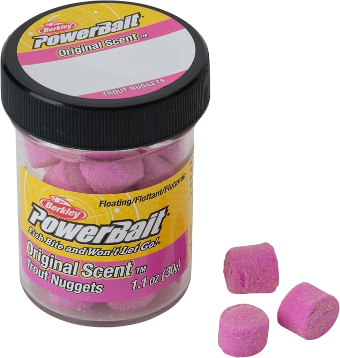 Berkley PowerBait Power Nuggets Fishing Dough Bait, Assorted Colors, Scent Dispersion Technology, Irresistible Scent and Flavor, Moldable and Easy to Use