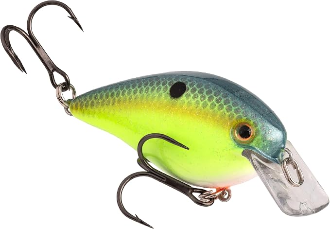 Strike King KVD 1.5 Hard Knock Fishing Lure, 3/8 oz, 3D Lifelike Eyes
