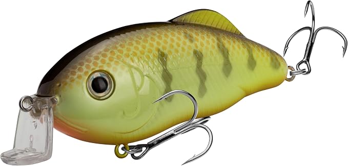 Strike King Hybrid Hunter Crankbait Fishing Lure, 1 oz, Reflective 3D Eyes