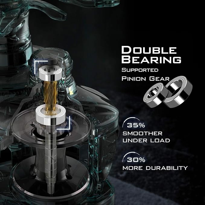 KastKing Speed Demon Elite Fishing Reel, World's Fastest 10.5:1 Gear Ratio/Deadbolt Baitcasting Reel, 10+1 Shielded Stainless Steel BB, CNC Lightweight Aluminum Frame, Available in Skipping Version