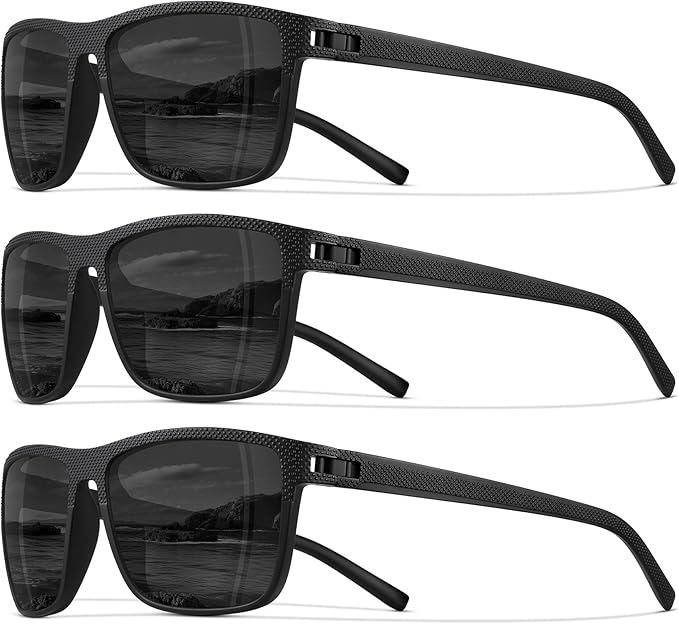 STORYCOAST Polarized Sunglasses for Men Women Classic Square Sports Fishing Running Golf Sun Glasses UV Protection