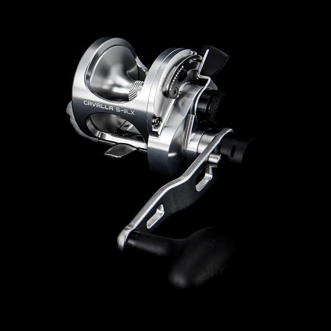 Okuma Cavalla 2 Speed Aluminum Frame Lever Drag Reel, CAV-5IILX