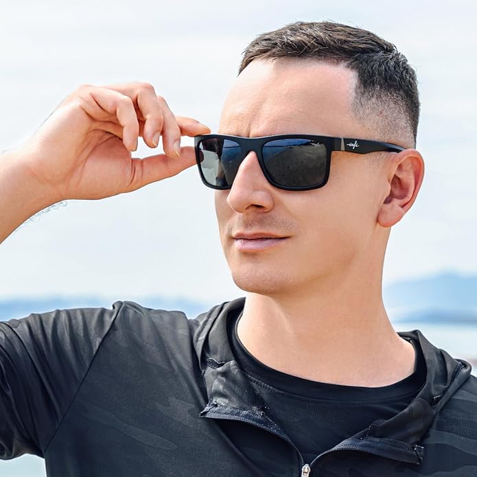 INFI Fishing Polarized Sunglasses for Men Driving Running Mirrored Glasses UV400 Protectiont