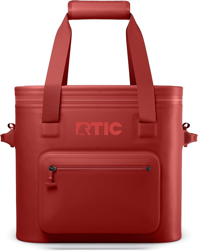 RTIC Ultra-Tough Soft Cooler Pro, Insulated, Waterproof, Leak Proof, Portable Floating Bag for Beverage, Drink, Lunch, Outdoor, Beach, Car, Camping, Picnic, Fishing, Boat