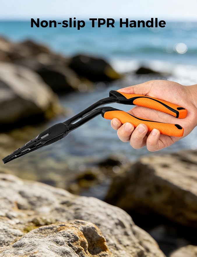 Fishing Pliers,Carbon Steel with Corrosion Resistant Coated Fishing Tools,Multitool for Saltwater