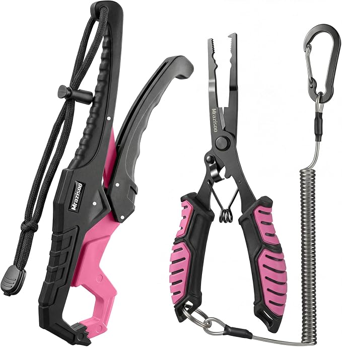 Fishing Tools Kit-Stainless Steel Fishing Pliers, Fish Lip Gripper, Multi-Functional Jaw Anti-Corrosion, Fishmen Must Have Fishing Gear
